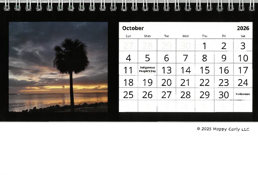 Happy Carly 2026 Calendar